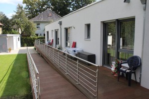 Terrasse mit barrierefreiem Zugang