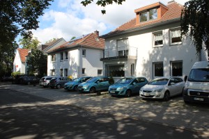 Ansicht der Hausfront in der Vennstraße Gütersloh